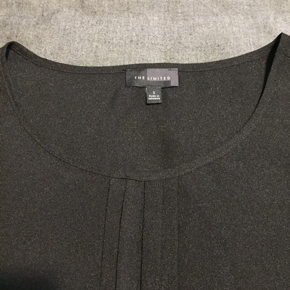 THE LIMITED black top, polyester, size small
